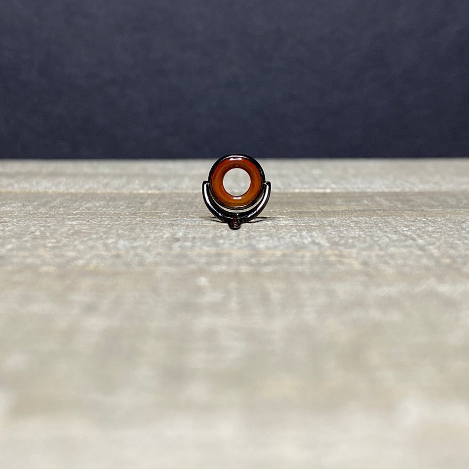 Agate Stripping Guides 8mm Black Nickel - Fish On! Custom Rods