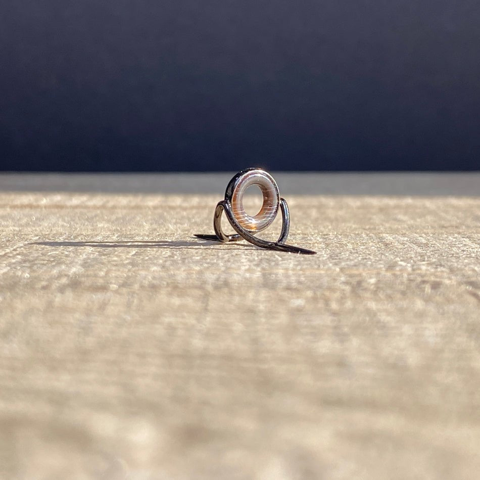 Agate Stripping Guides 8mm Black Nickel - Fish On! Custom Rods