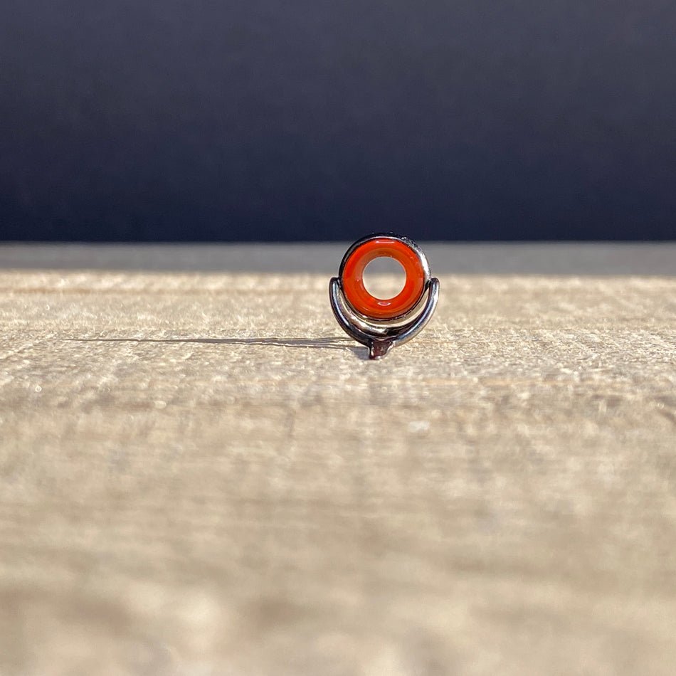 Agate Stripping Guides 8mm Black Nickel - Fish On! Custom Rods