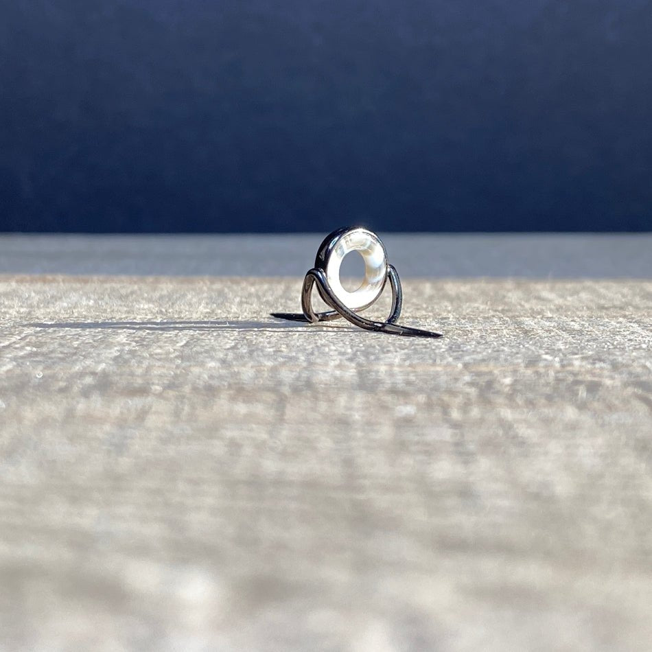 Agate Stripping Guides 8mm Black Nickel - Fish On! Custom Rods