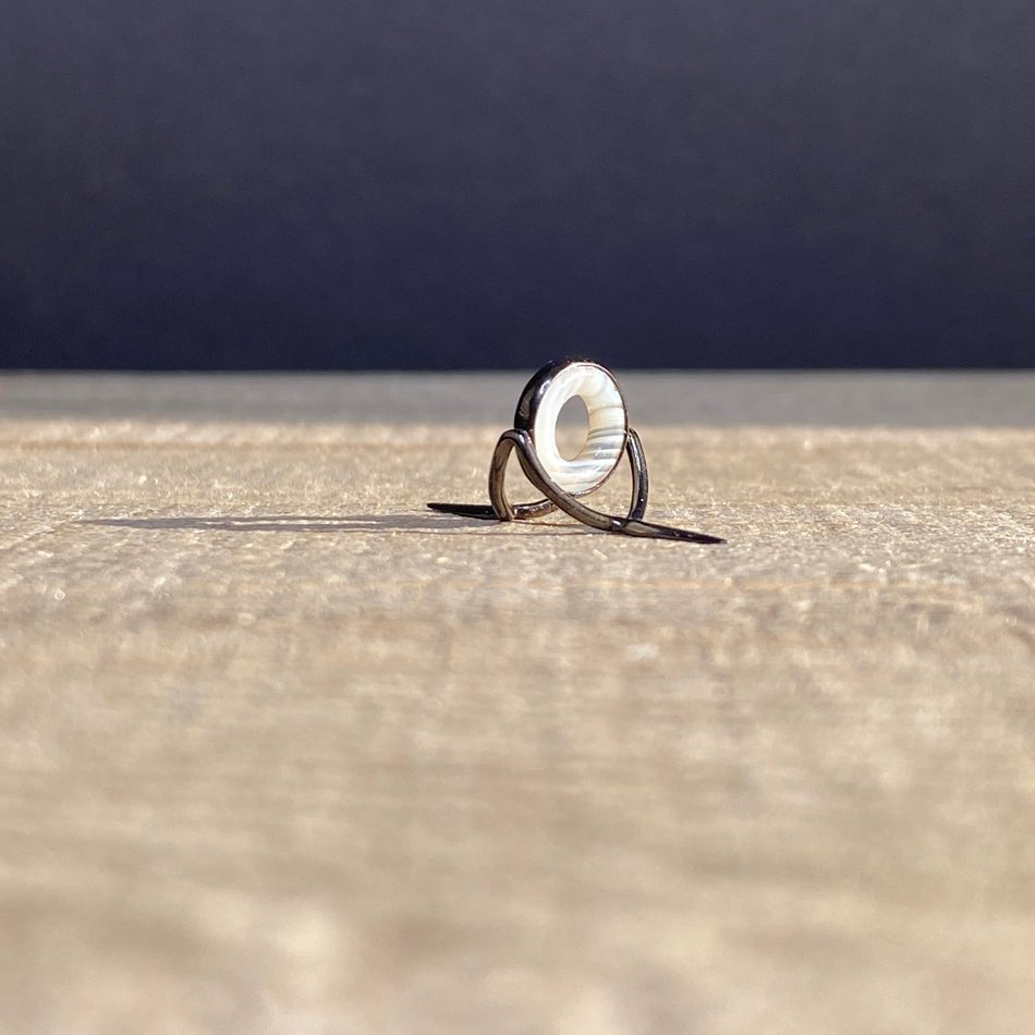 Agate Stripping Guides 8mm Black Nickel - Fish On! Custom Rods