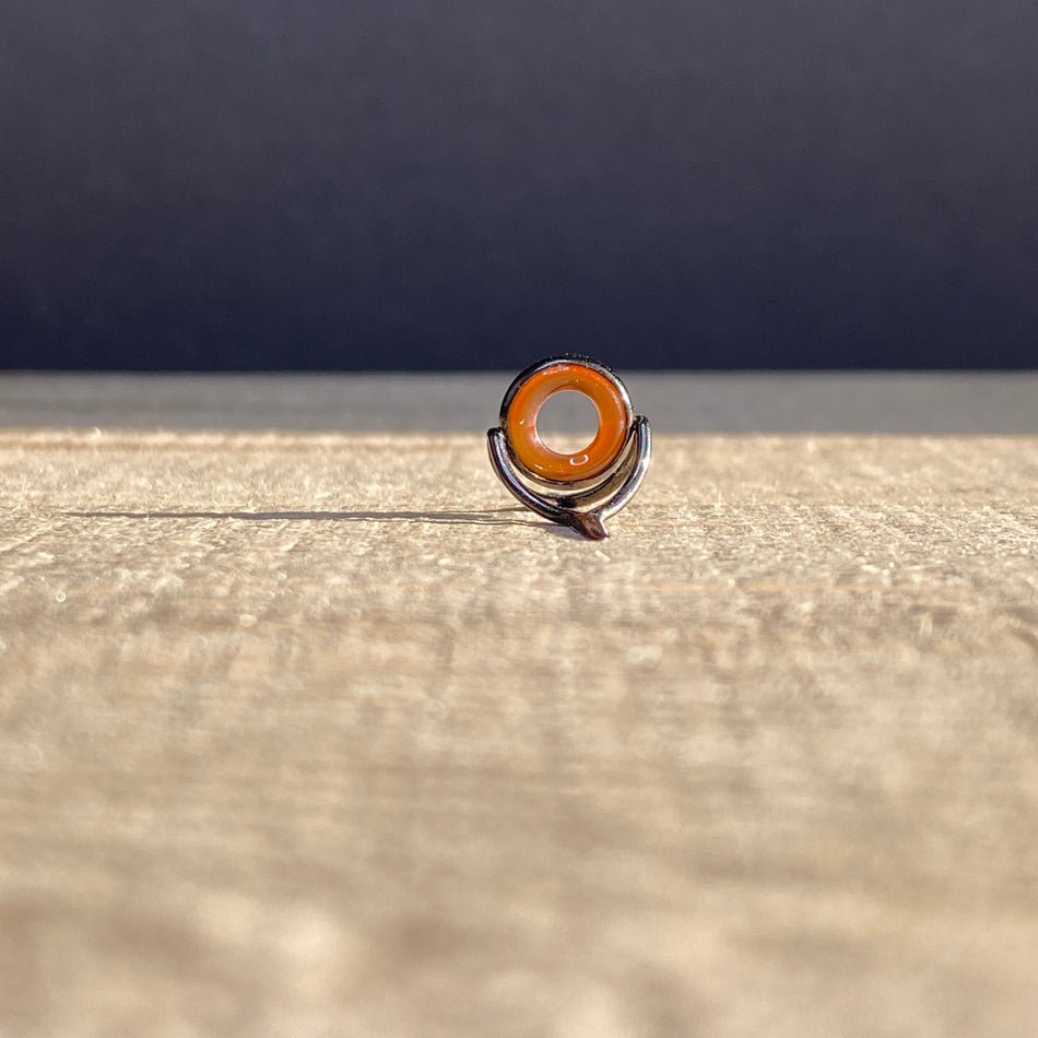 Agate Stripping Guides 8mm Black Nickel - Fish On! Custom Rods