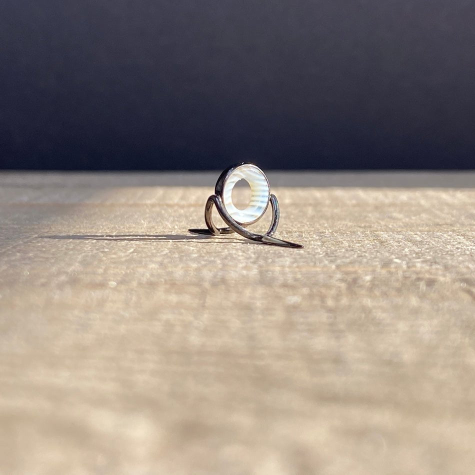 Agate Stripping Guides 8mm Black Nickel - Fish On! Custom Rods