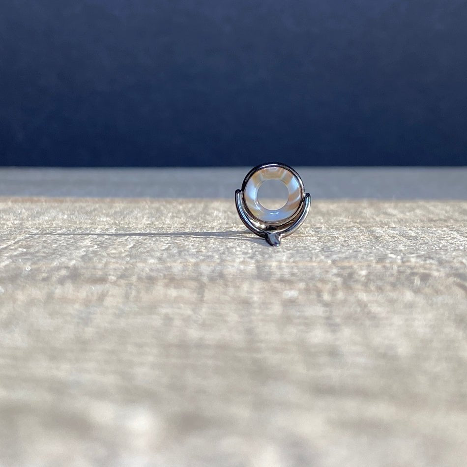 Agate Stripping Guides 8mm Black Nickel - Fish On! Custom Rods