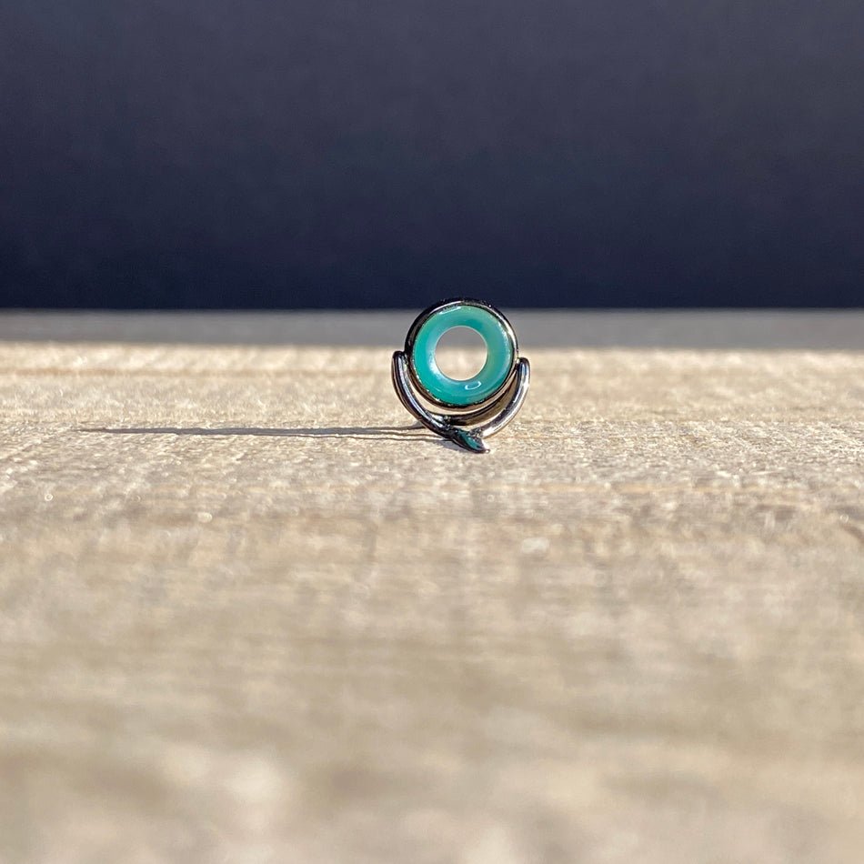 Agate Stripping Guides 8mm Black Nickel - Fish On! Custom Rods