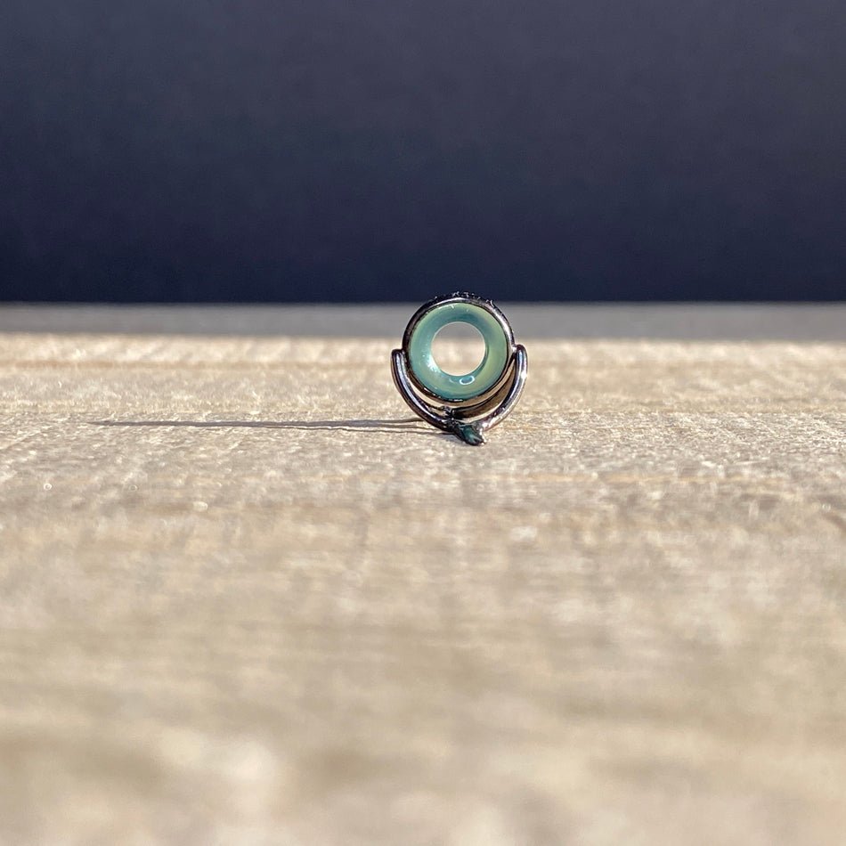 Agate Stripping Guides 8mm Black Nickel - Fish On! Custom Rods