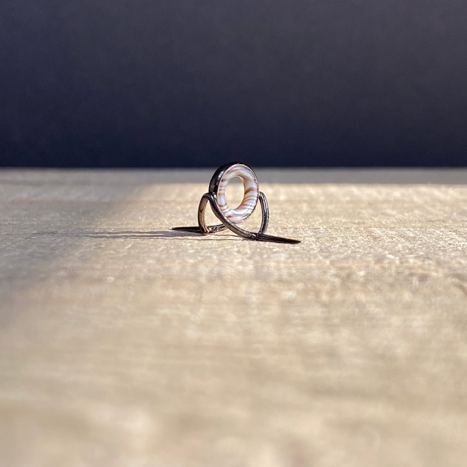 Agate Stripping Guides 8mm Black Nickel - Fish On! Custom Rods