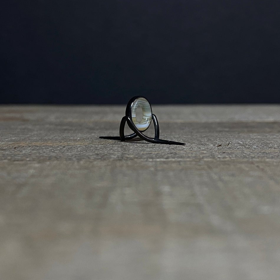 Agate Stripping Guides 9mm Black Nickel - Fish On! Custom Rods