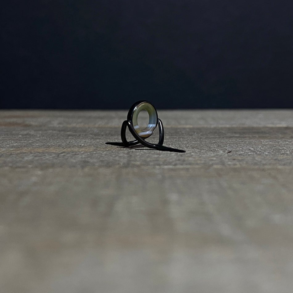 Agate Stripping Guides 9mm Black Nickel - Fish On! Custom Rods