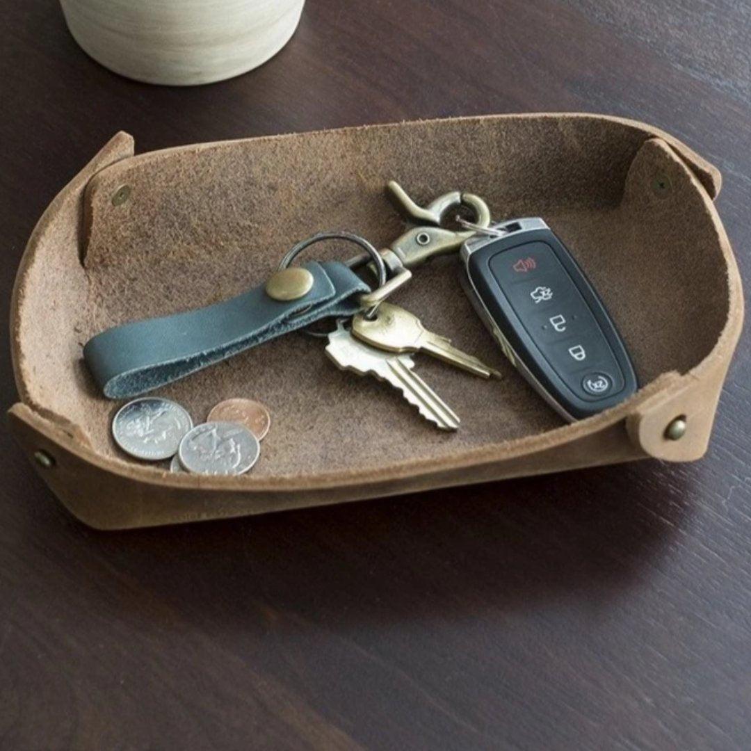 Basin Leather Catch - All - Stylish Storage Solution - Fish On! Custom Rods