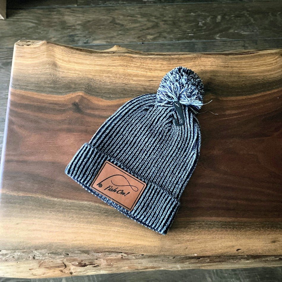 Beanie Vertical Cuff/Pom - Fish On! Custom Rods