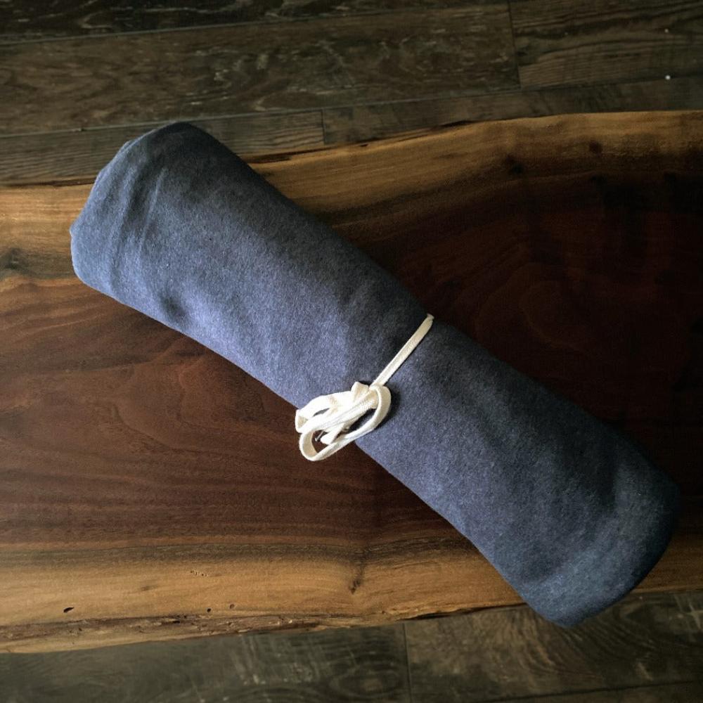 Cold Water Stream Cabin Comfort Blanket 62x78 - Premium Cotton Throw - Fish On! Custom Rods