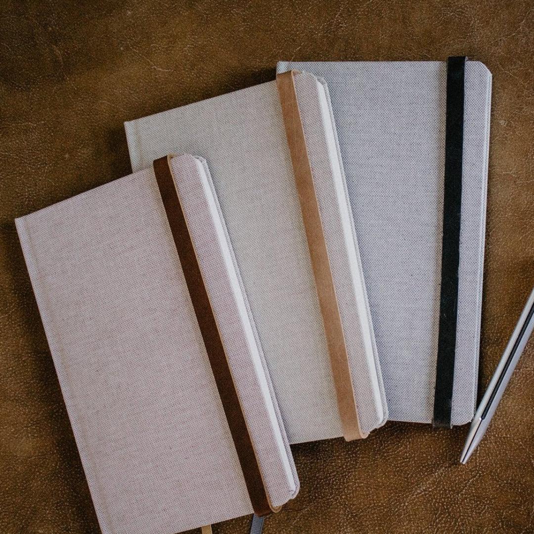 Creative IDEA Notebook - Rust, Graphite, Sand | Inspirational Journal for Ideas, Tasks, Goals - Fish On! Custom Rods