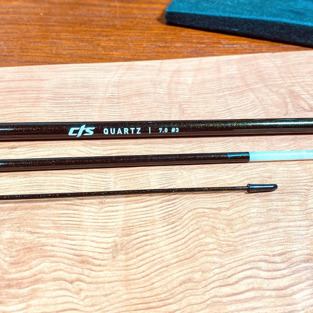 CTS CRYSTALGLASS™ 7’ 0” 3wt 3pc Chameleon Gold Green - Fish On! Custom Rods