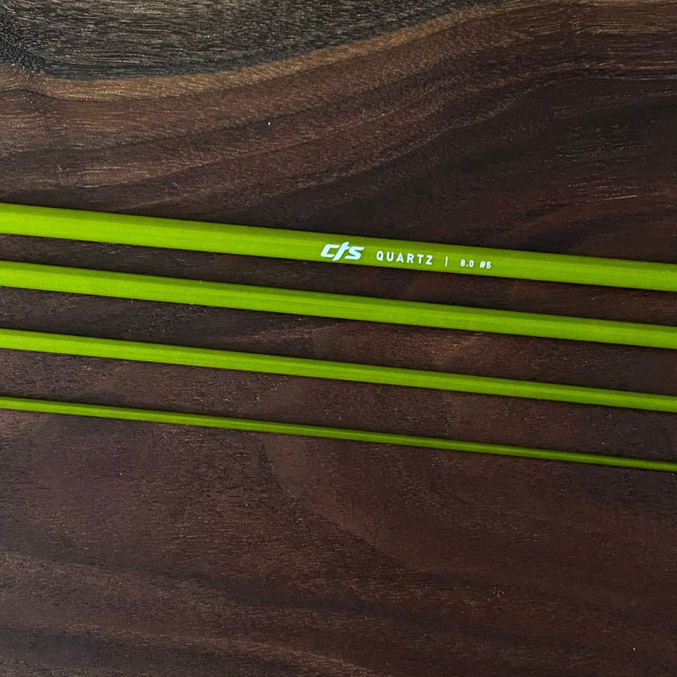 CTS CRYSTALGLASS™ 8' 4wt 4 pc Shoot - Fish On! Custom Rods