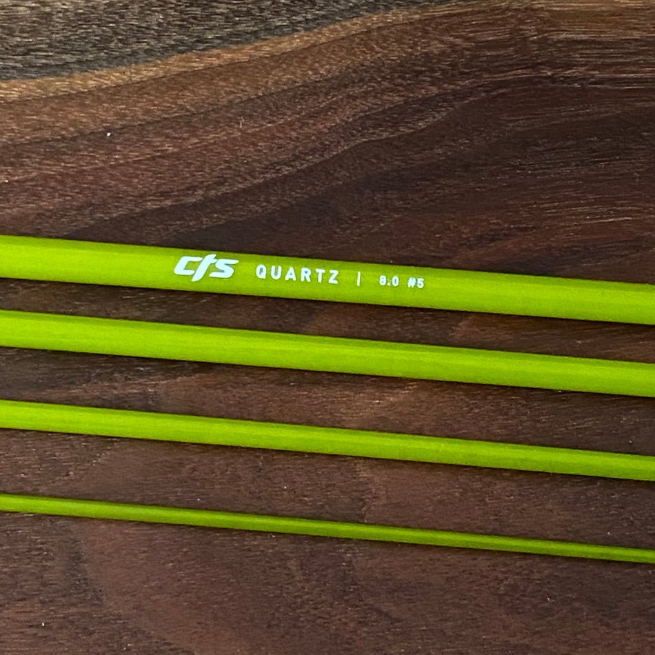 CTS CRYSTALGLASS™ 8' 4wt 4 pc Shoot - Fish On! Custom Rods