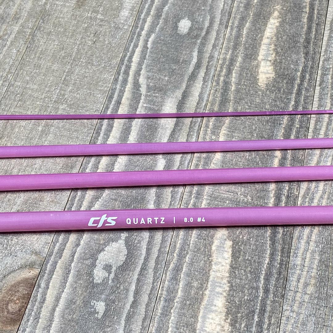 crystal fly fishing rod CTS CRYSTALGLASS™ 8'0" 4wt 4pc Dusk