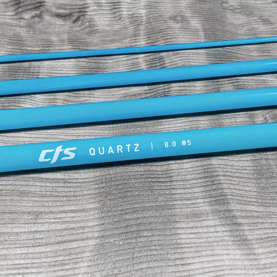 crystal fly fishing rod CTS CRYSTALGLASS™ 8'0" 5wt 4pc Pure