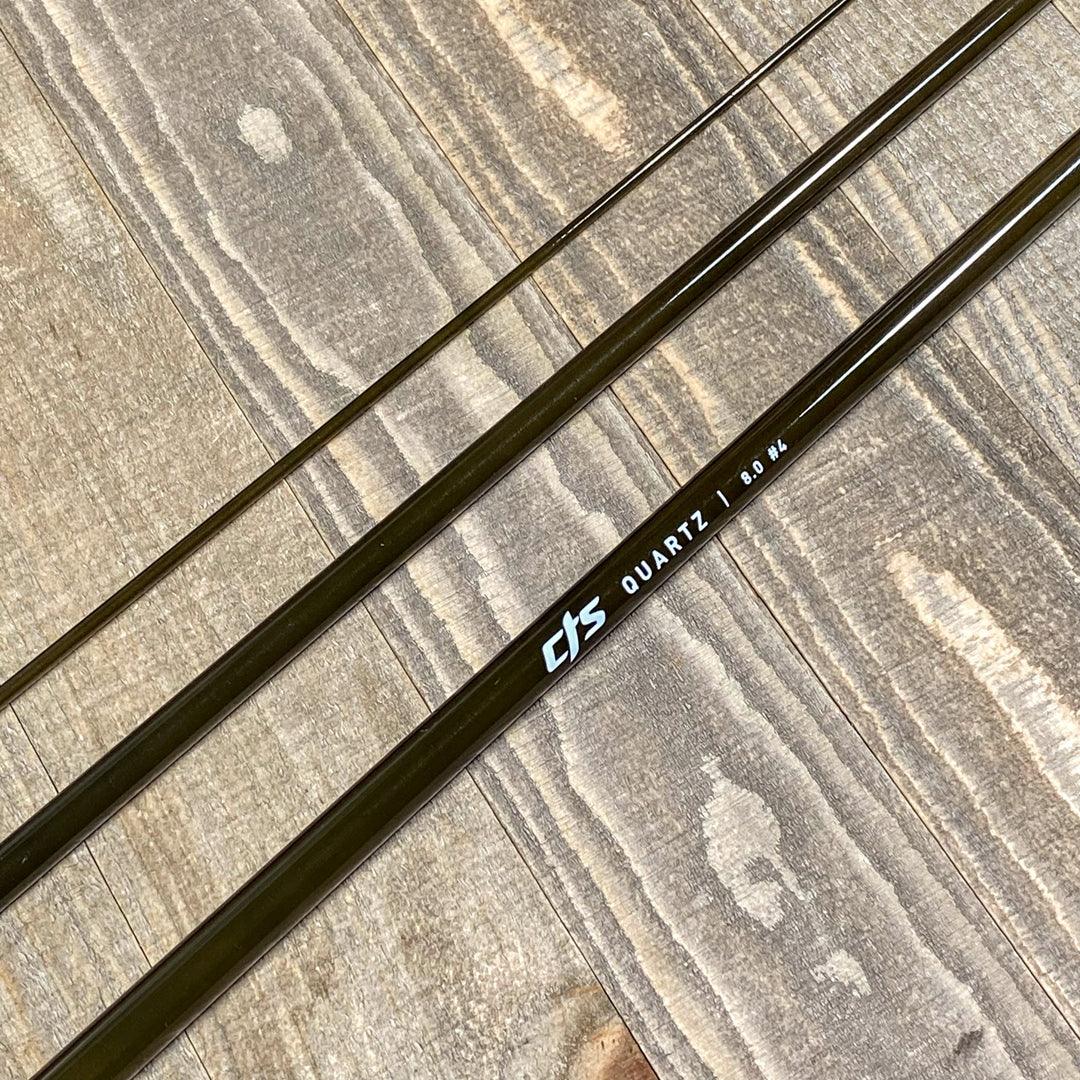 CTS CRYSTALGLASS™ 8'0" 4wt 3pc Seaweed - Fish On! Custom Rods