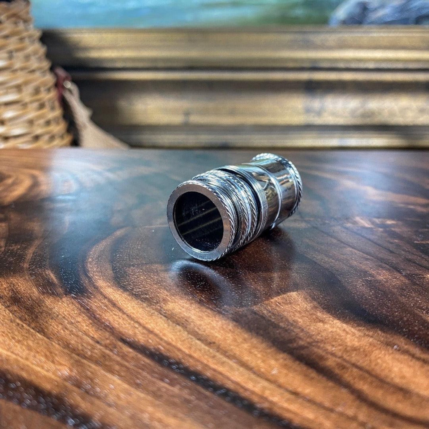 Down Locking Thread Barrel .640 - Bright Nickel - Fish On! Custom Rods