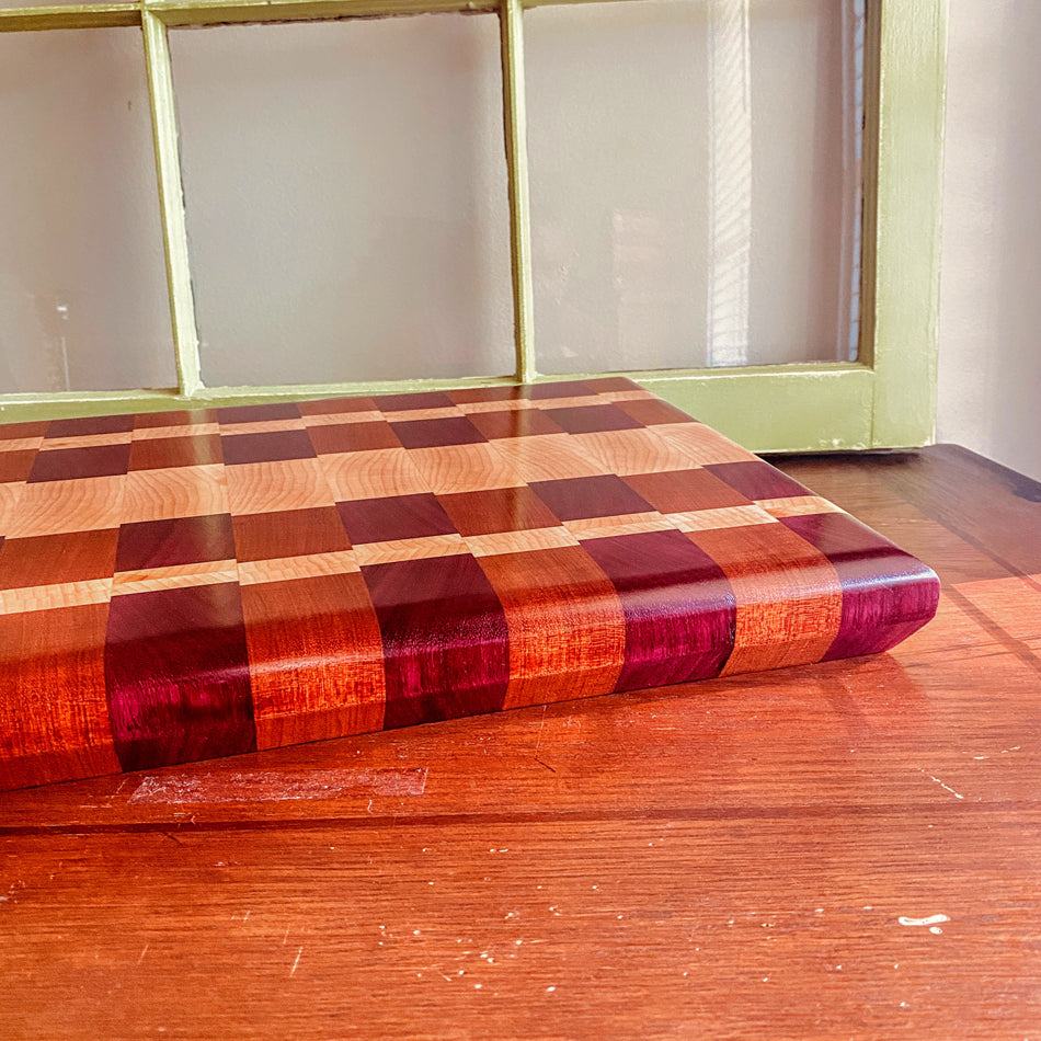 
                  
                    End Grain Cutting Board - Fish On! Custom Rods
                  
                