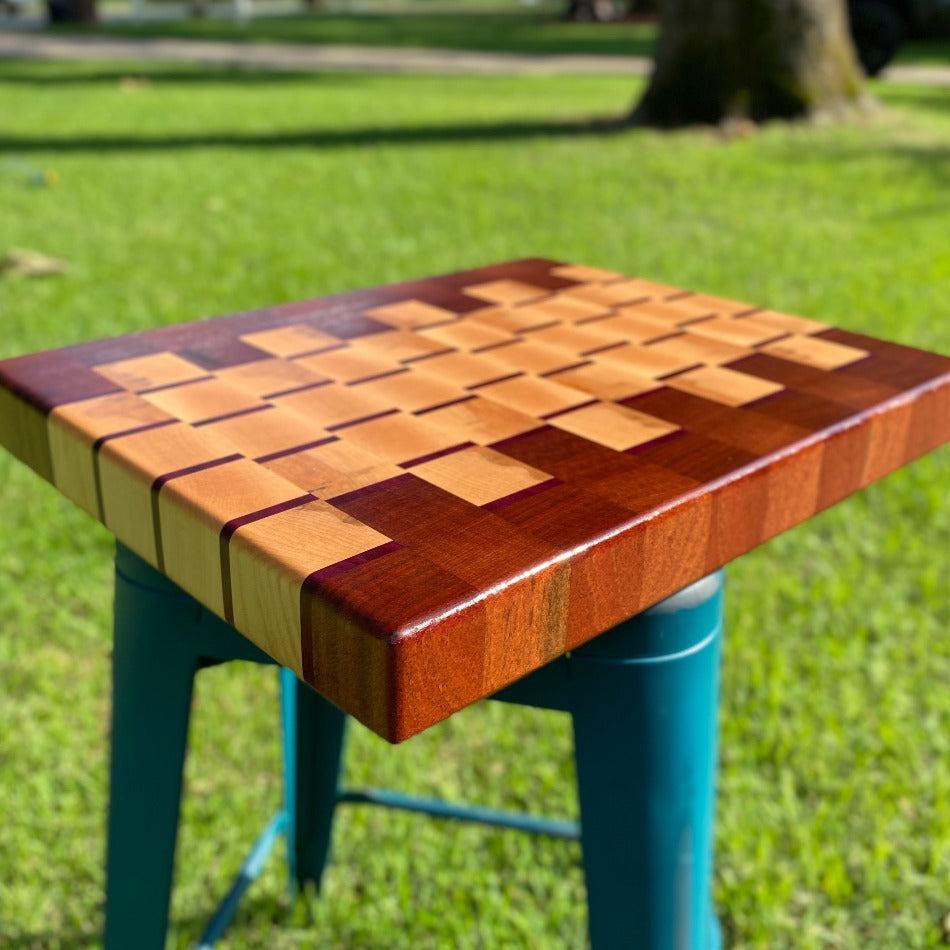 
                  
                    End Grain Cutting Board - Fish On! Custom Rods
                  
                