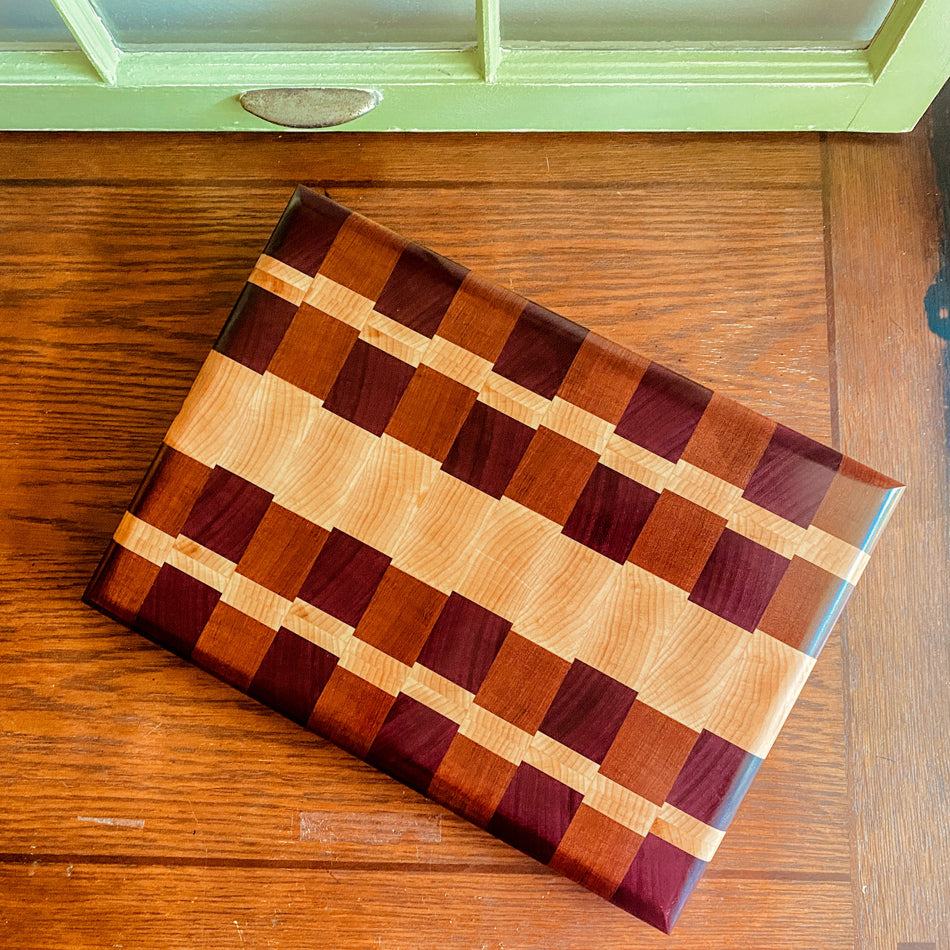 
                  
                    End Grain Cutting Board - Fish On! Custom Rods
                  
                