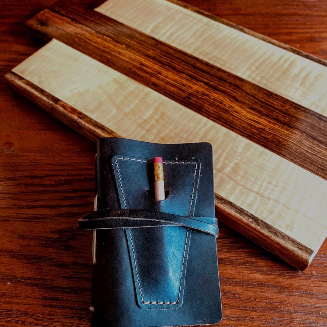 Epiphany Leather Journal with Pocket - Fish On! Custom Rods