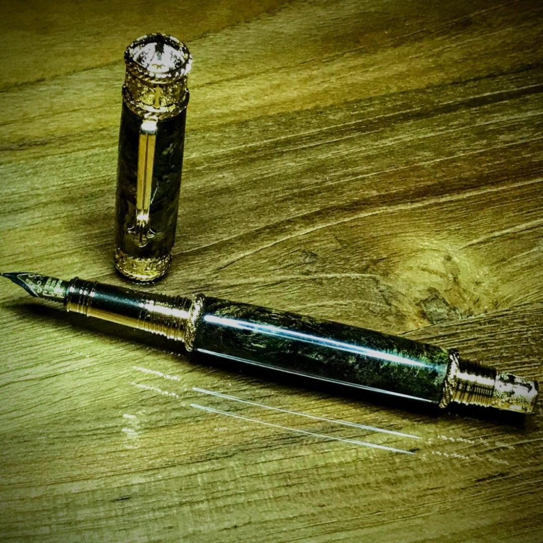 Faith, Hope and Love Fountain Pen - Fish On! Custom Rods