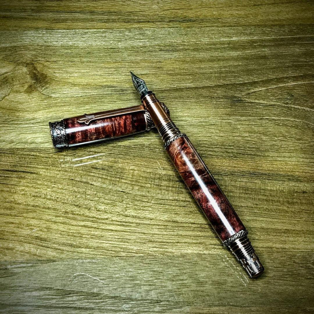 Faith, Hope and Love Fountain Pen - Fish On! Custom Rods