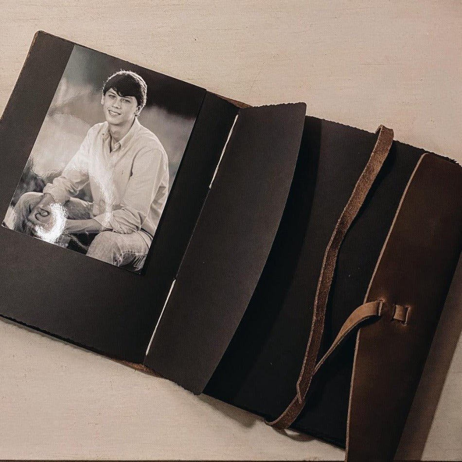 Family Leather Photo Album - Fish On! Custom Rods