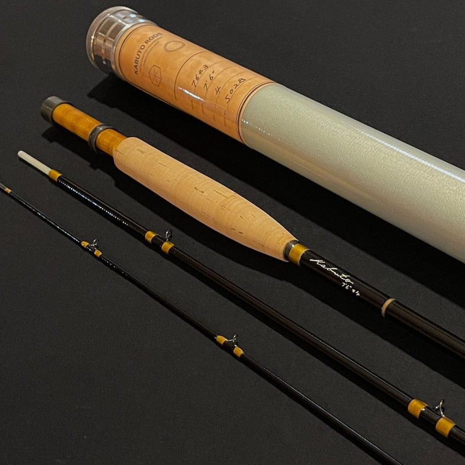 Kabuto Fly Rod 7' 6" 4wt 3pc - Fish On! Custom Rods 