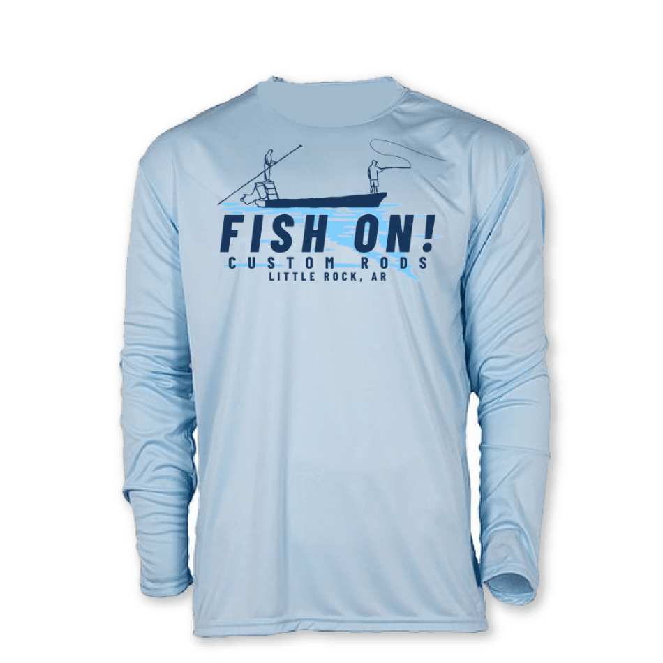 Fish On! Performance Long Sleeve Sun Shirt - Fish On! Custom Rods