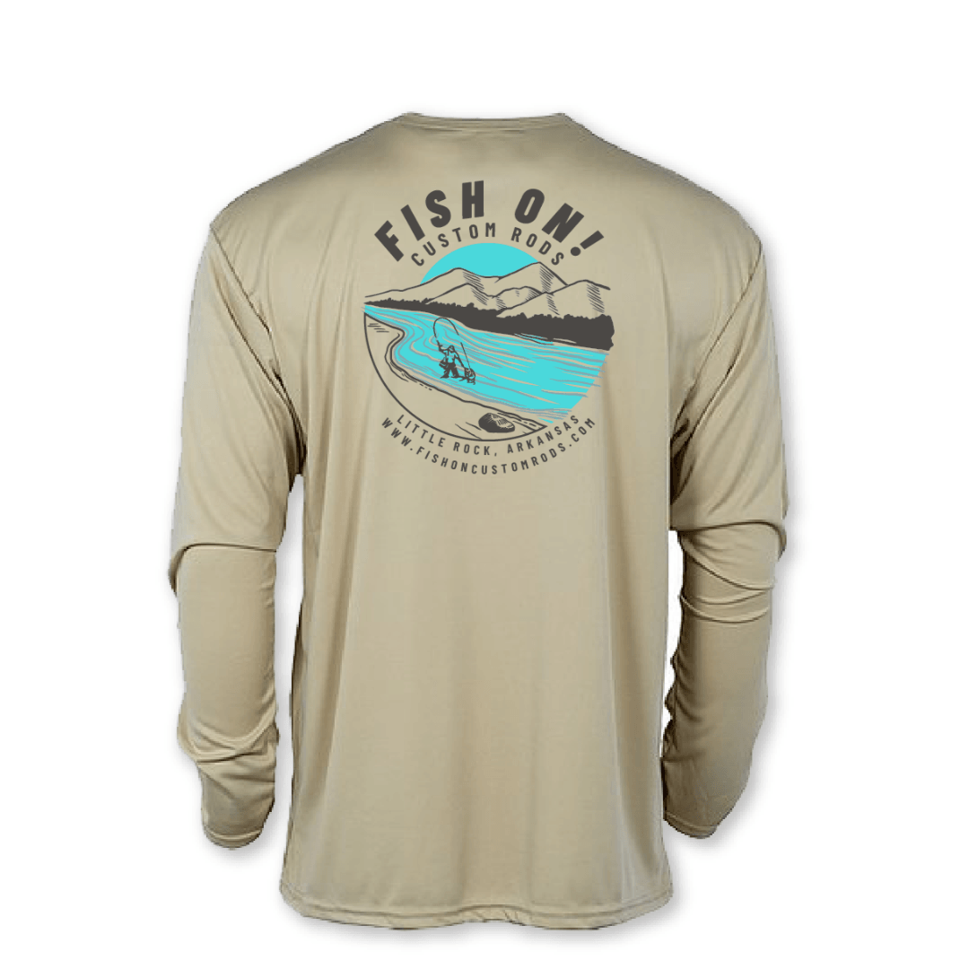 Fish On! Performance Long Sleeve Sun Shirt - Fish On! Custom Rods