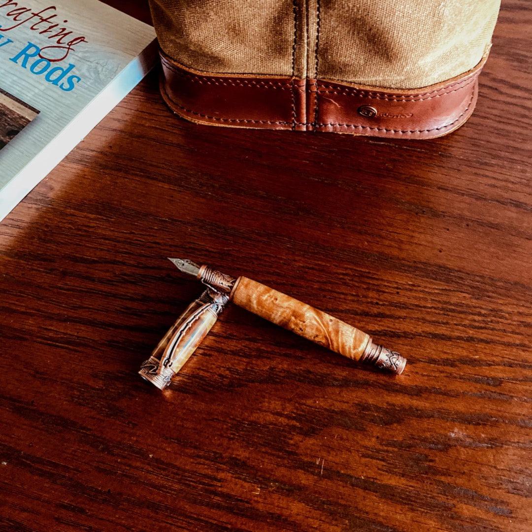Fly Fish Fountain Pen - Fish On! Custom Rods
