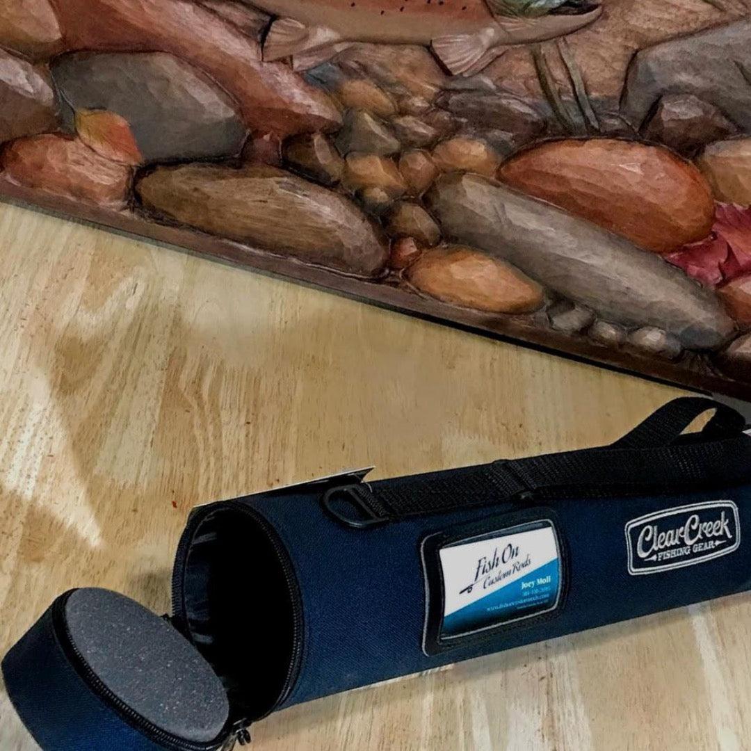custom fishing rod cases Fly Rod Travel Case - 4" & 6" Diameter | Holds 12 Rods