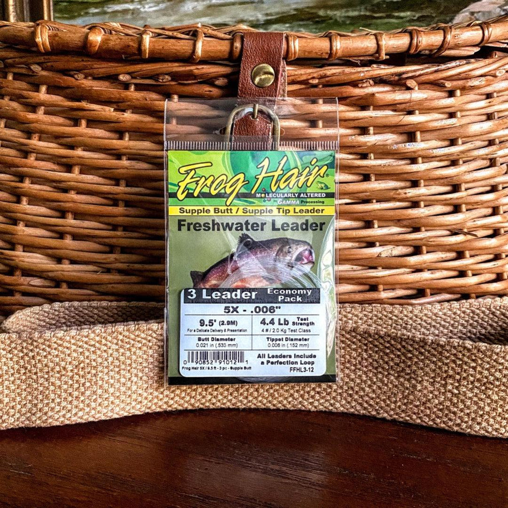 
                  
                    FrogHair Leaders - Supple Butt (3pk) - Fish On! Custom Rods
                  
                