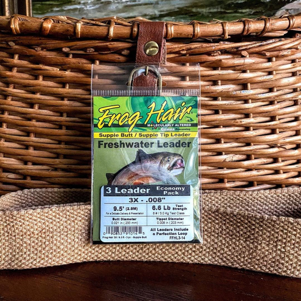 
                  
                    FrogHair Leaders - Supple Butt (3pk) - Fish On! Custom Rods
                  
                