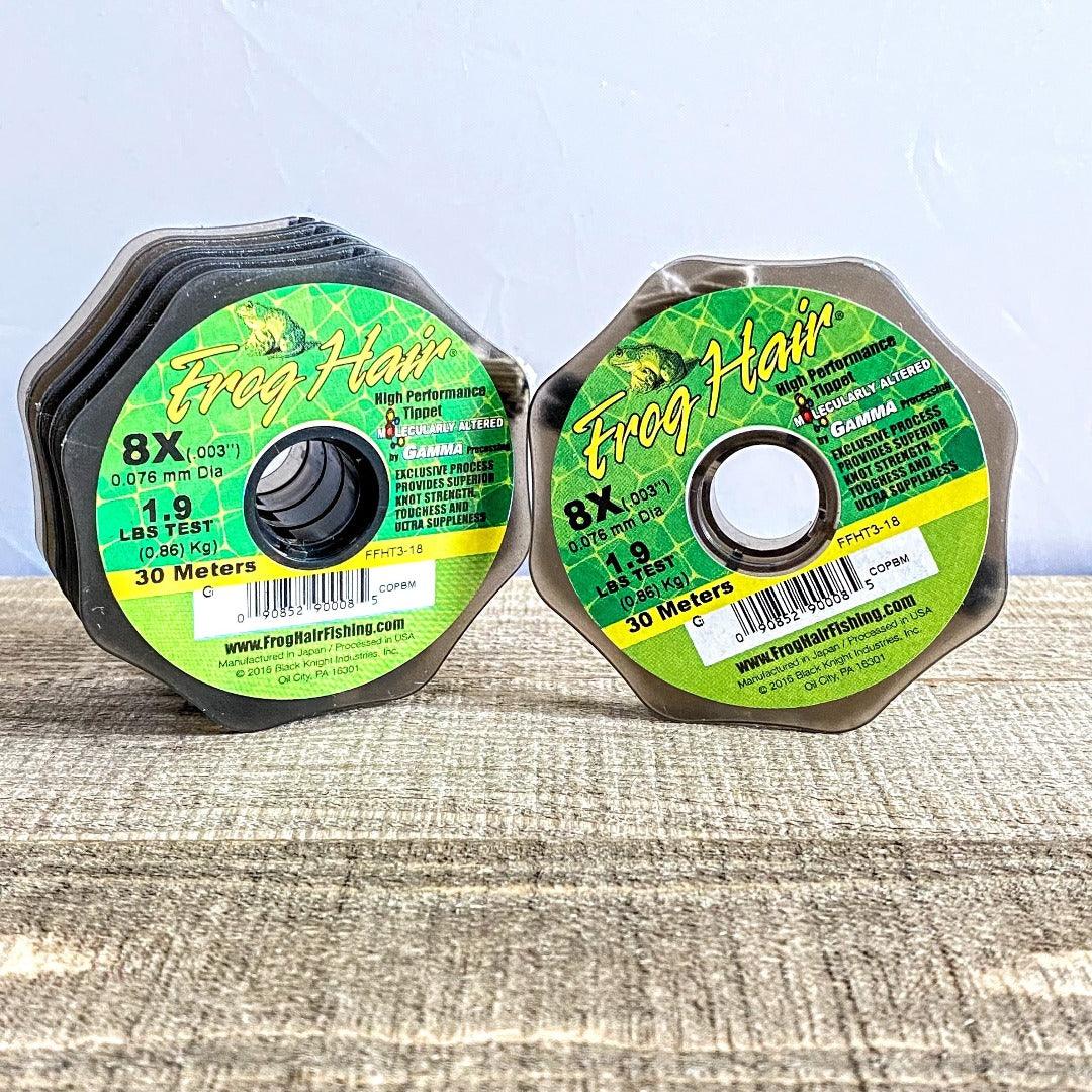 FrogHair Premium Tippet Spool - High Strength, Low Visibility - Fish On! Custom Rods