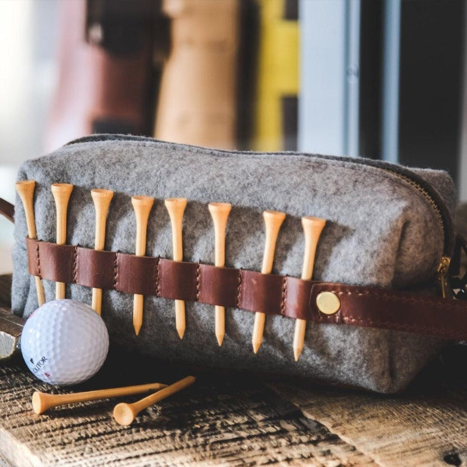 
                  
                    Golf Accessory Wool Pouch - Fish On! Custom Rods
                  
                