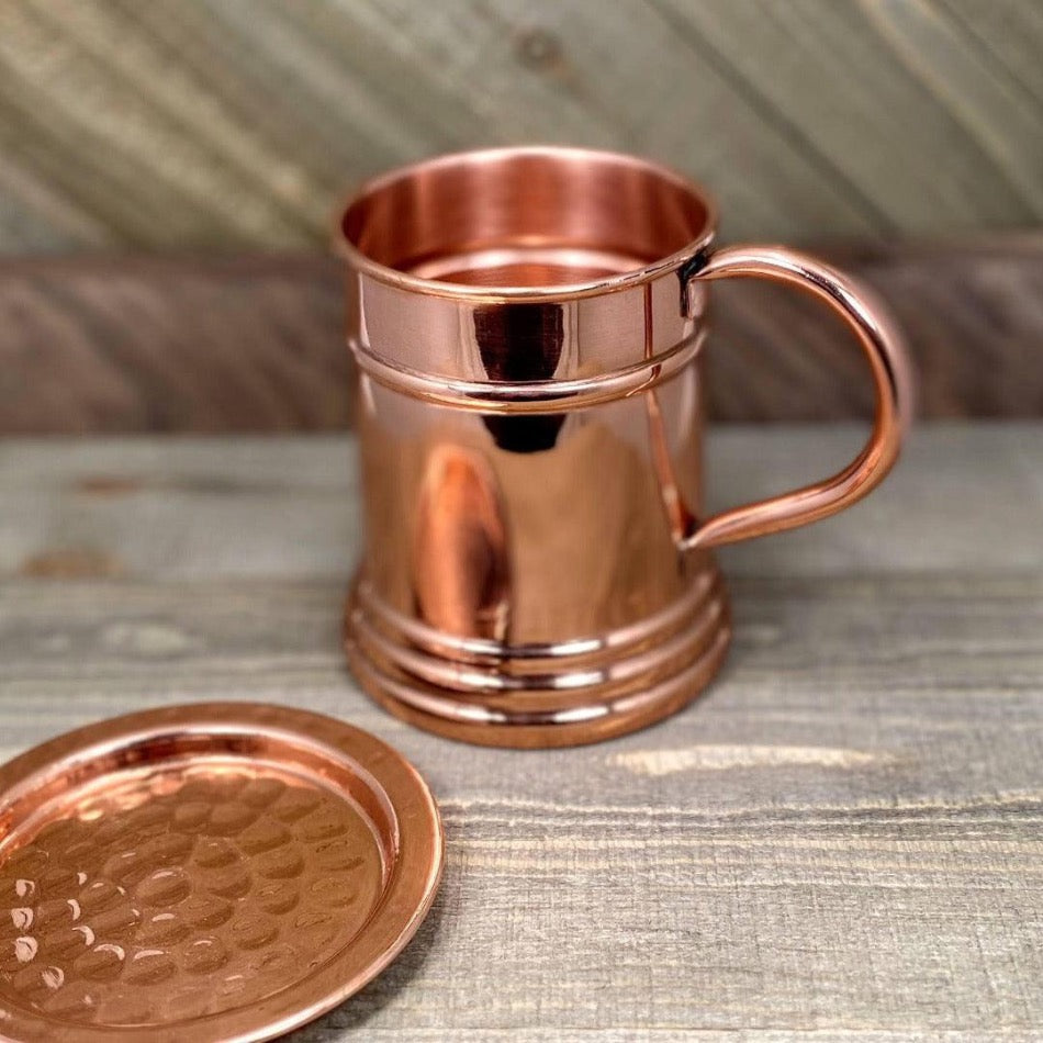 
                  
                    Hammered Copper Coaster - Fish On! Custom Rods
                  
                