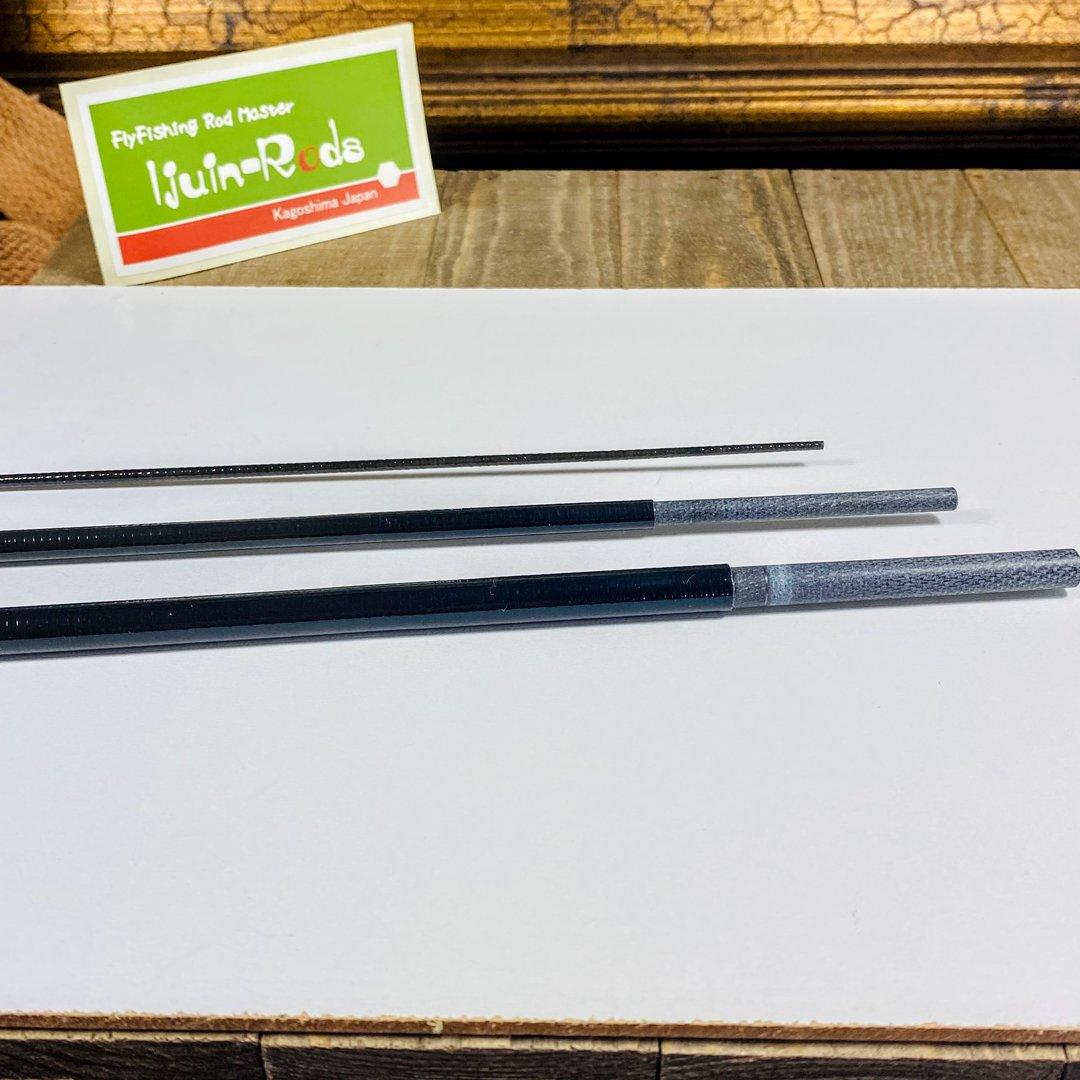 Hard Para E-Glass Fly Rod Blank 7' 2" 3/4wt 3pc - Fish On! Custom Rods