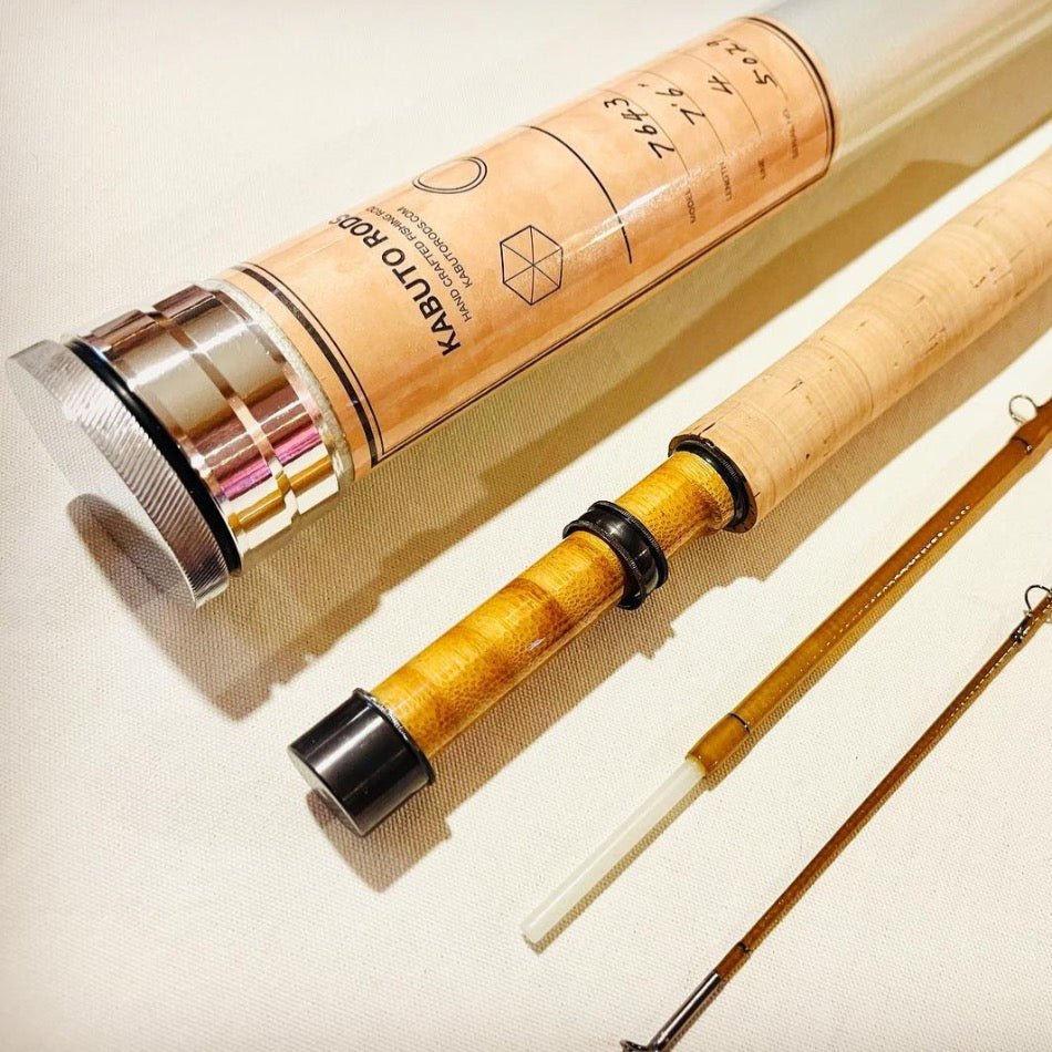 Kabuto Fly Rod 7' 6" 4wt 3pc - Fish On! Custom Rods