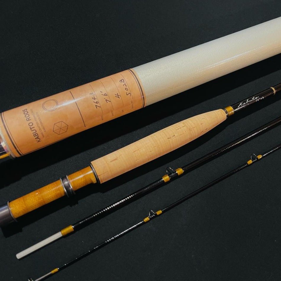Kabuto Fly Rod 7' 6" 4wt 3pc - Fish On! Custom Rods