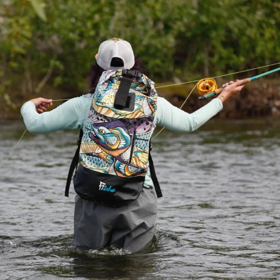 Kaleido King Backpack Dry Bag - Fish On! Custom Rods