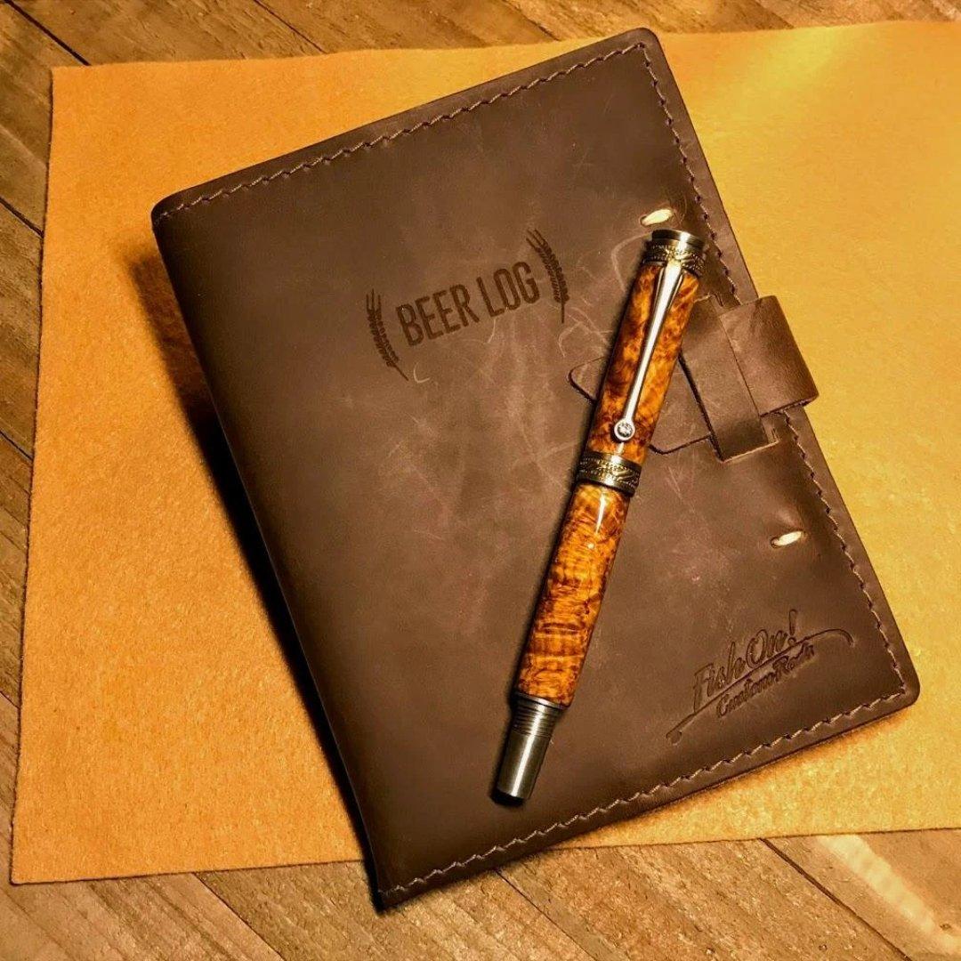 
                  
                    Leather Beer Tasters Log Book - Fish On! Custom Rods
                  
                