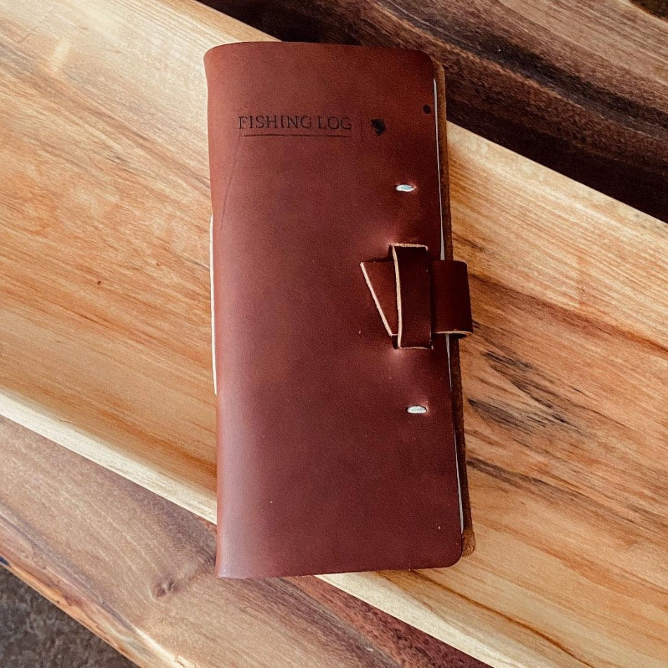 
                  
                    Leather Fishing Log Book - Fish On! Custom Rods
                  
                