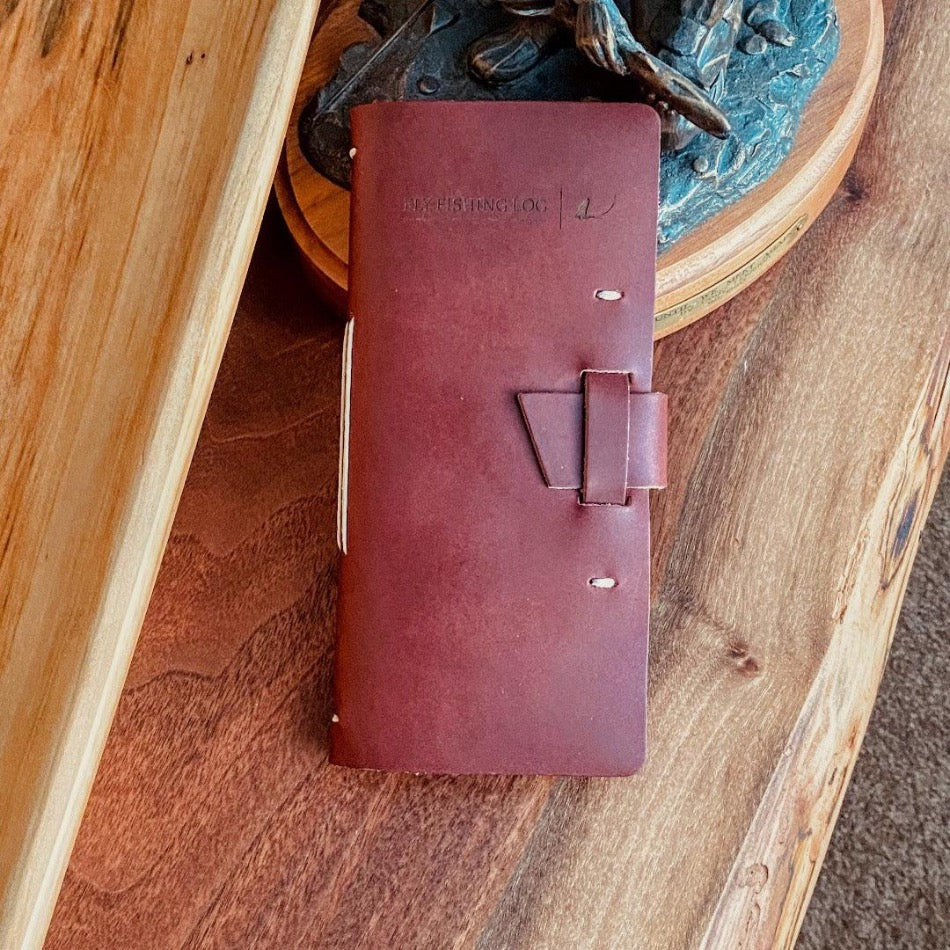 
                  
                    Leather Fly Fishing Log Book - Fish On! Custom Rods
                  
                