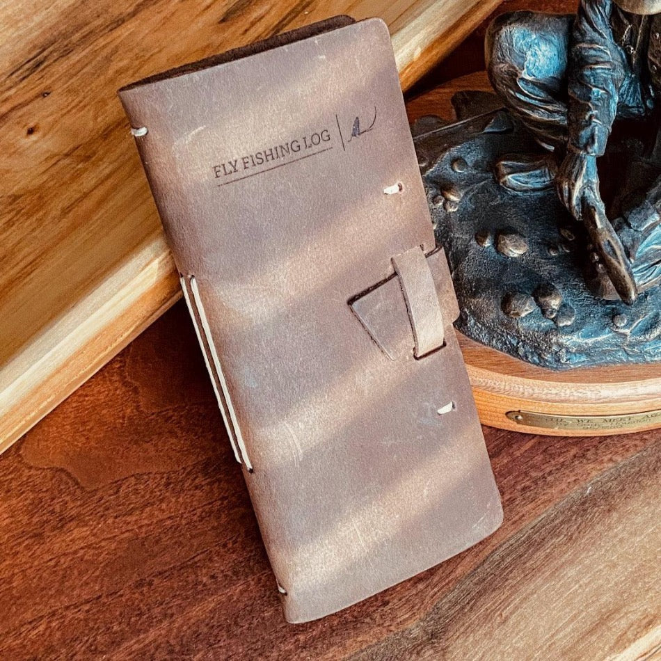 
                  
                    Leather Fly Fishing Log Book - Fish On! Custom Rods
                  
                