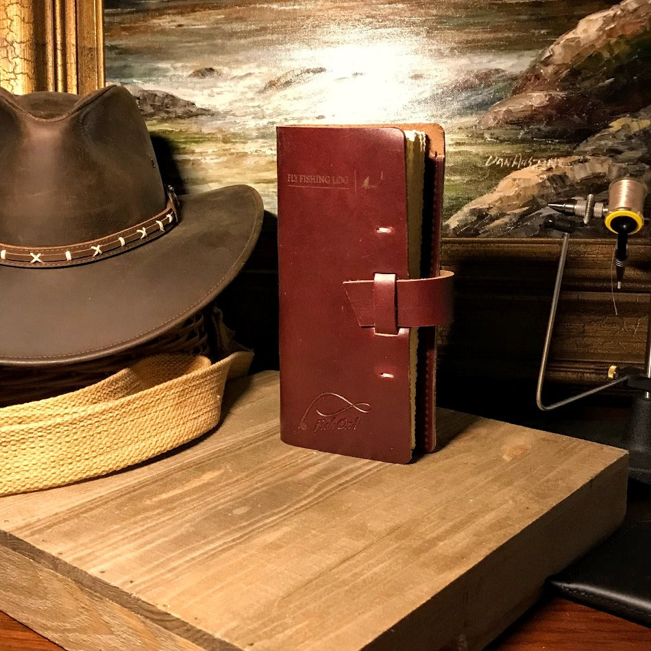 
                  
                    Leather Fly Fishing Log Pro Edition - Fish On! Custom Rods
                  
                